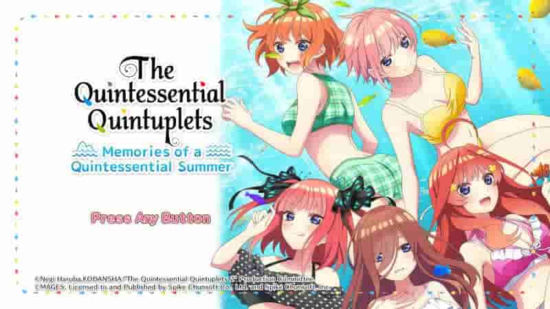 【拔作ADV/纯爱泳装/2C】五等分的新娘 ～夏日回憶也是五等分～ V1.0 STEAM官中