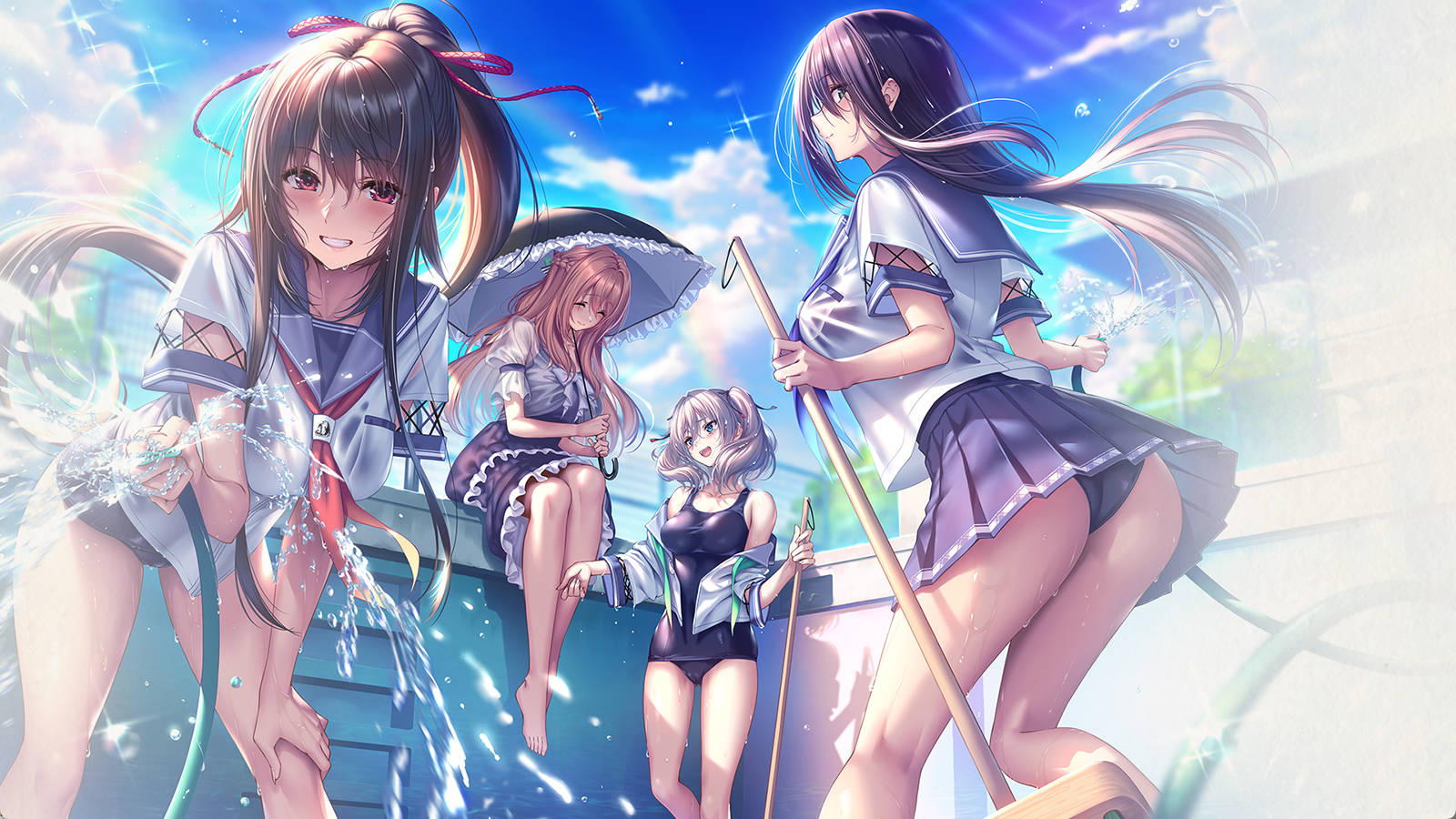 【大型精品ADV/汉化/动态】甜蜜女友2+ 精翻汉化版+全CG存档+全特典【新汉化/全CV】 アマカノ2+