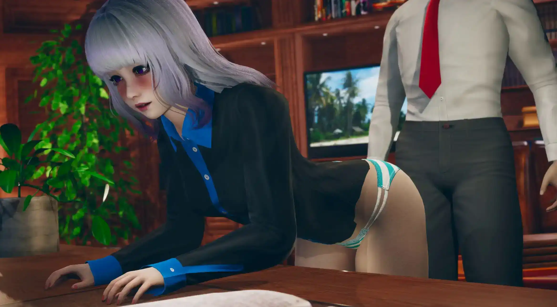 【精品SLG/汉化/动态】那位新老师0.6.5汉化版【PC+安卓/4.11G/更新】