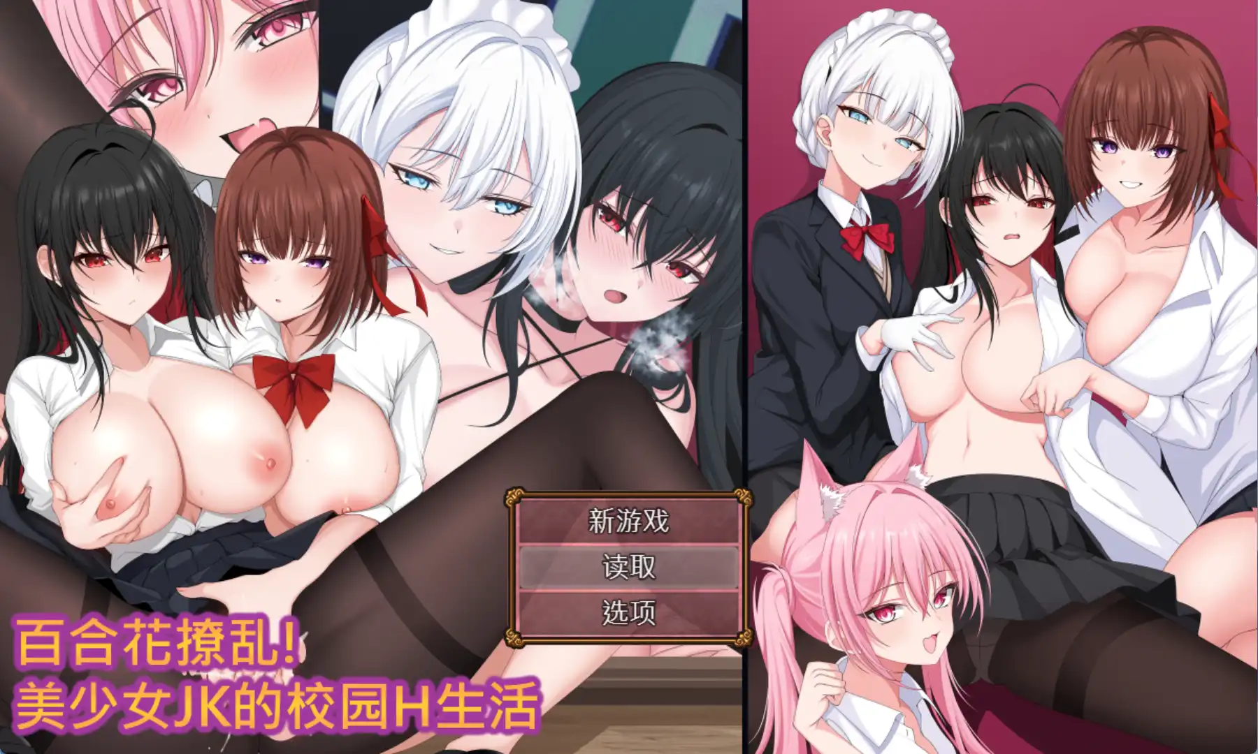 【RPG/中文】百合花撩乱！美少女JK的校园H生活 官方中文版【电脑/1.7G】百合花撩乱！美少女JK的校园H生活 官方中文版（百合花繚乱！美少女の百合エッチ生活）