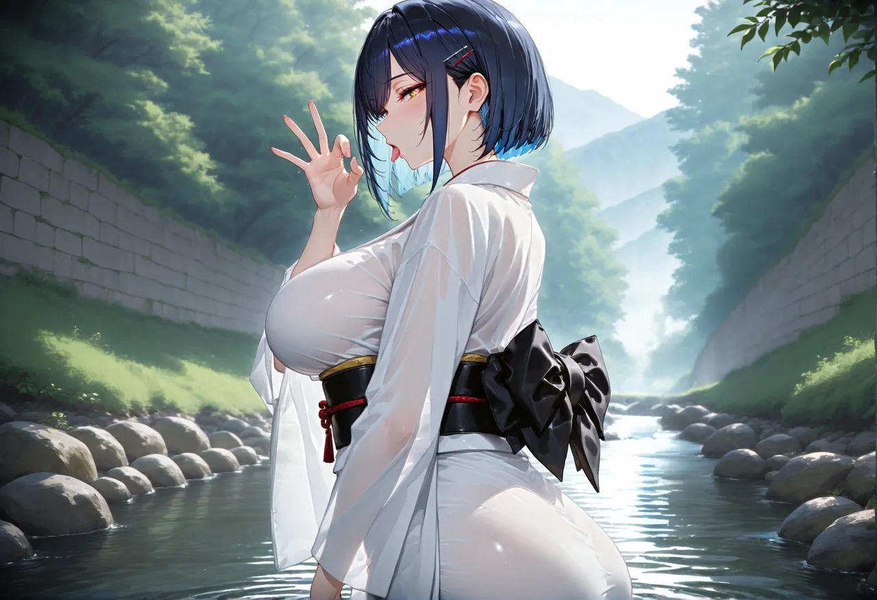 漫画[AI]Ayame Sakuraba CG Collection – August to September[140M/飞狗云]